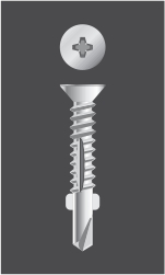 Tornillo Autoperforante  Cabeza Phillips Fresada 