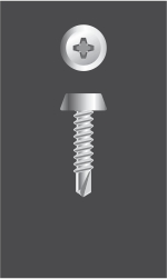 Tornillo Autoperforante  Cabeza Phillips PAN FRAMING con Mecha (Philips Pan Framer Head)